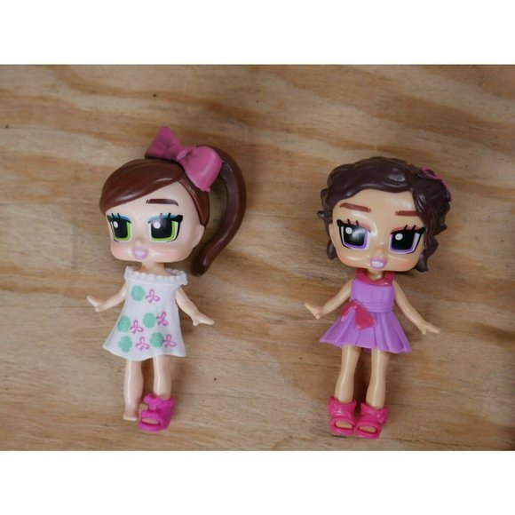 Boxy Girls Tasha, Bee, Lina and Ellie Mini Dolls, Lot of 4 - Picture 2 of 4